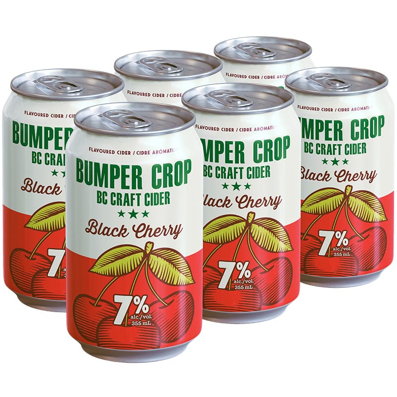 Bumper Crop - Black Cherry Can - 6 pack